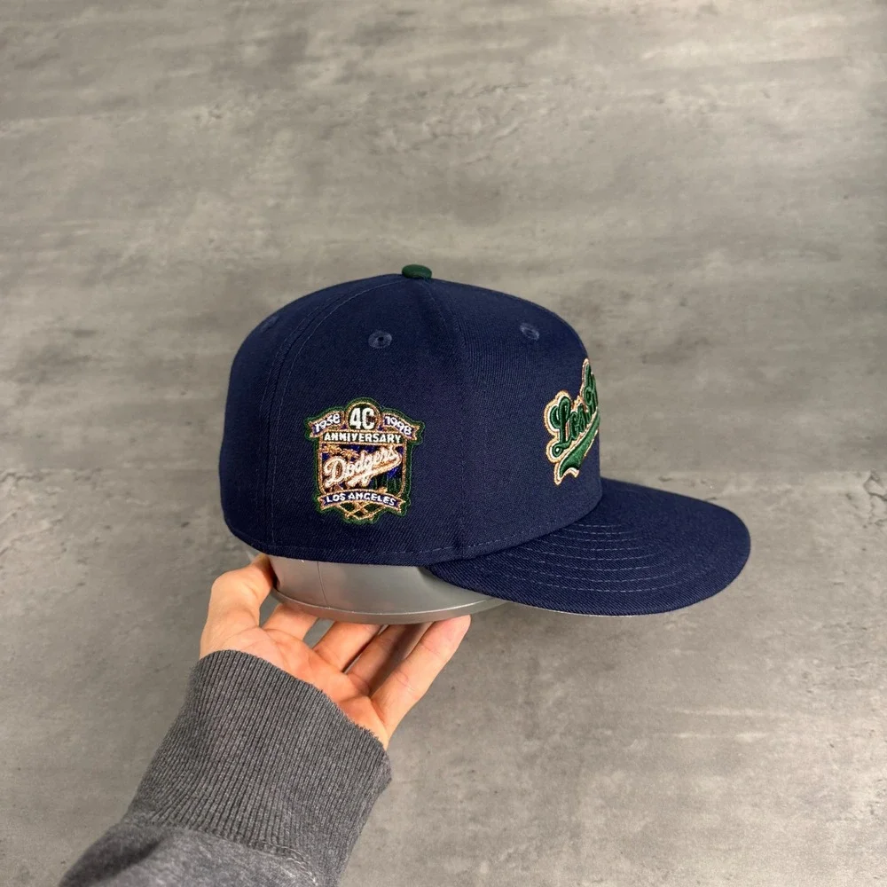 New Era Los Angeles Dodgers Hat 7 1/8‎ Mag Park Friday Night Lights Navy Green